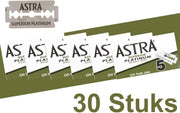 Astra Superior Platinum Scheermesjes - Double Edge Blades - Shavette - Safety Razor Blades - 30 stuks