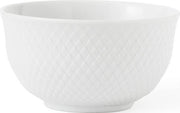 Lyngby Porcelain Rhombe bowl D11cm wit