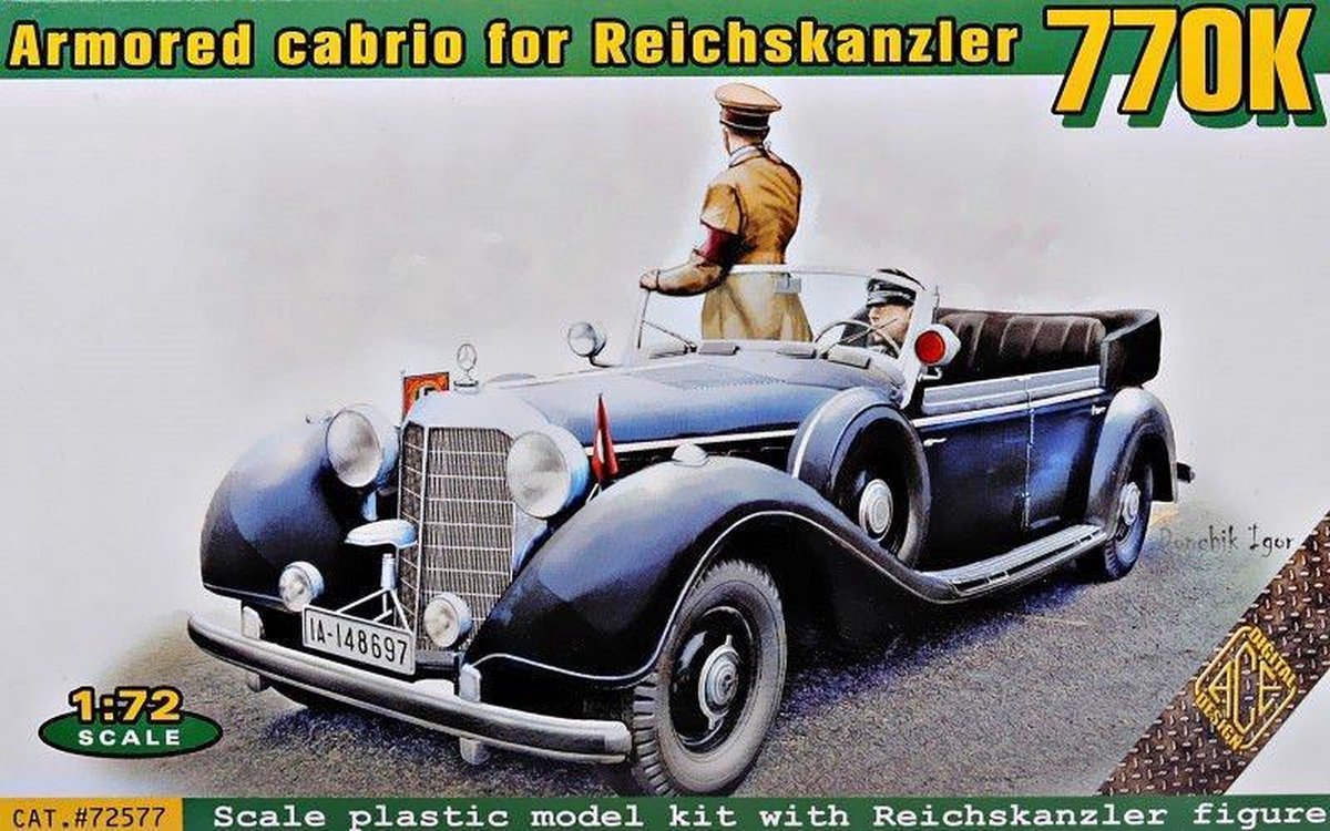 ACE | 72577 | 770K armored cabrio for Reichskanzler | 1:72