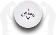 CALLAWAY CHROME SOFT AAA / 12 stuks / Yellow