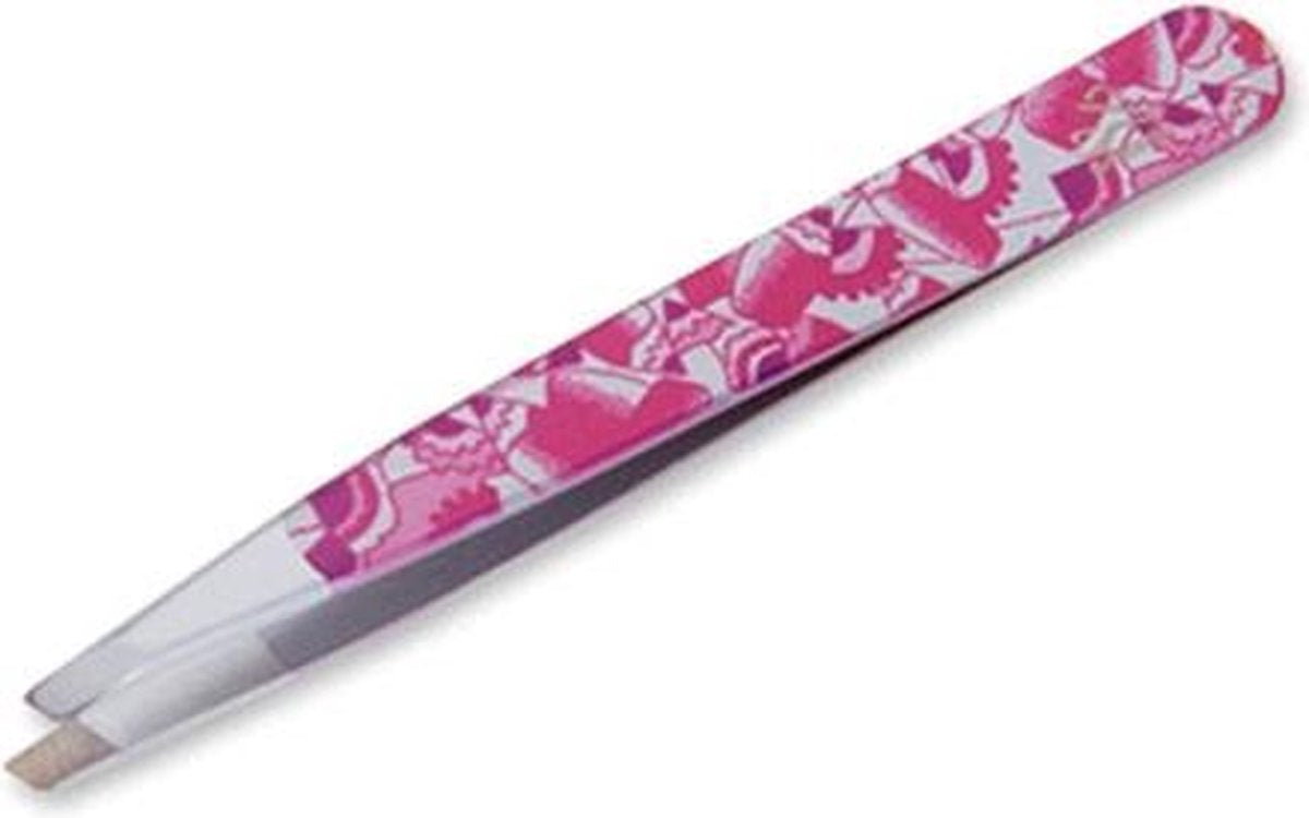 Premax "Multicolor" Precisie Pincet-Schuin-Smal-Pinky Red - 9