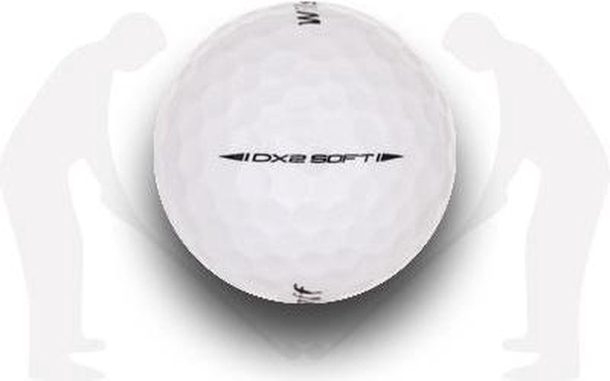 WILSON STAFF DX2 SOFT AA / White / 12 stuks