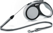 Flexi New Comfort Koord - Hondenriem - Grijs - S - 5 m - (<12 kg)