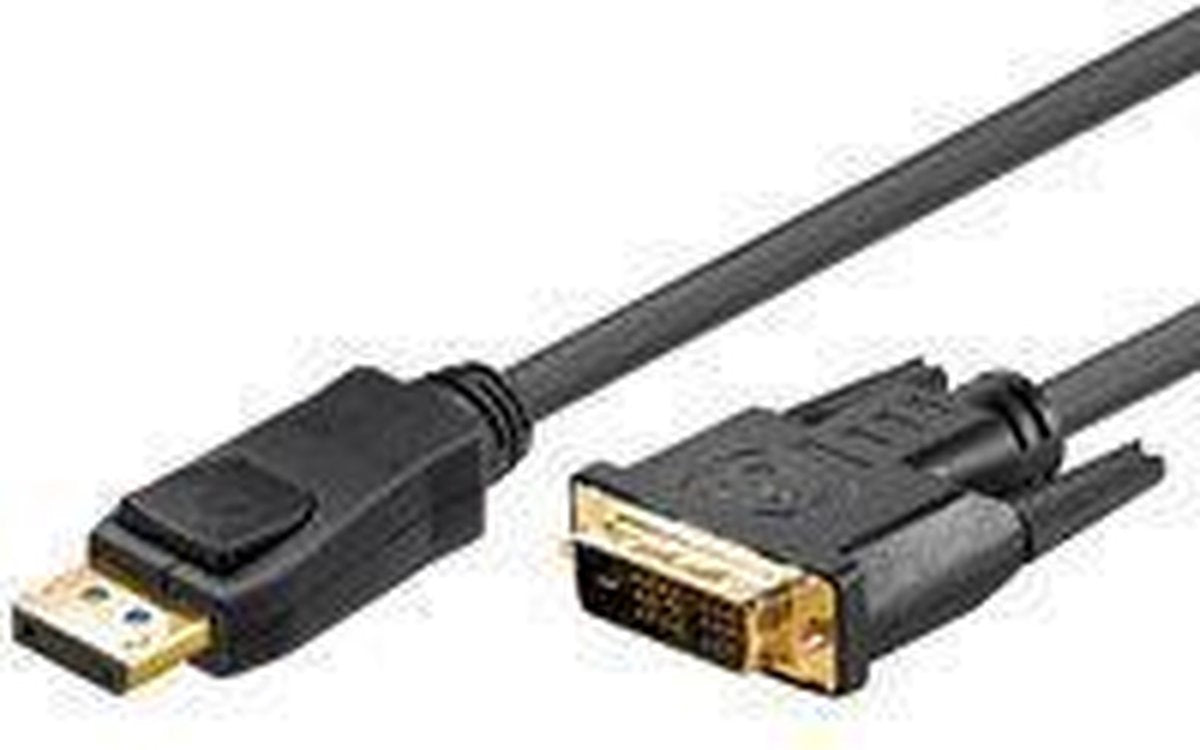 Goobay 1m DP/DVI DisplayPort Zwart