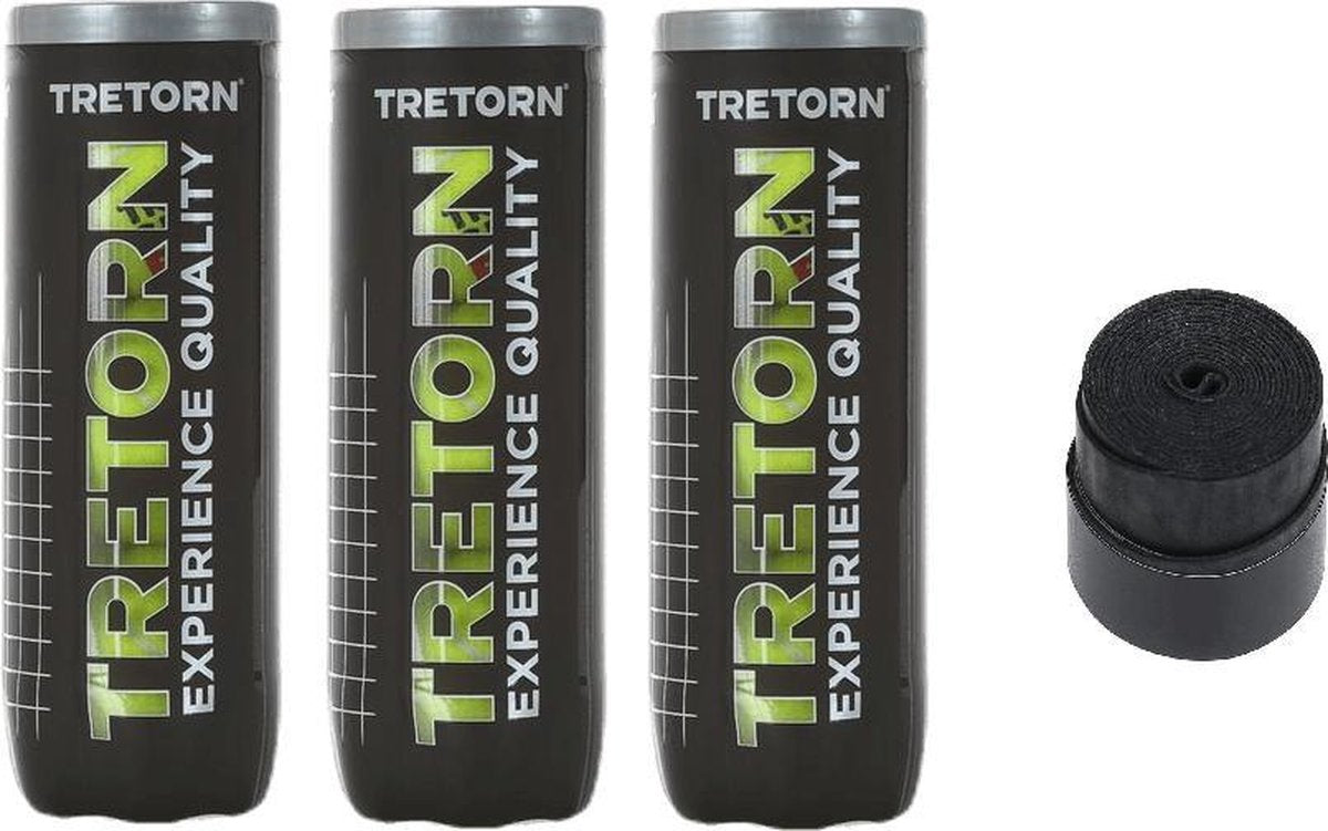 Tretorn Experience Serie+  3*3 + inclusief 1 overgrip