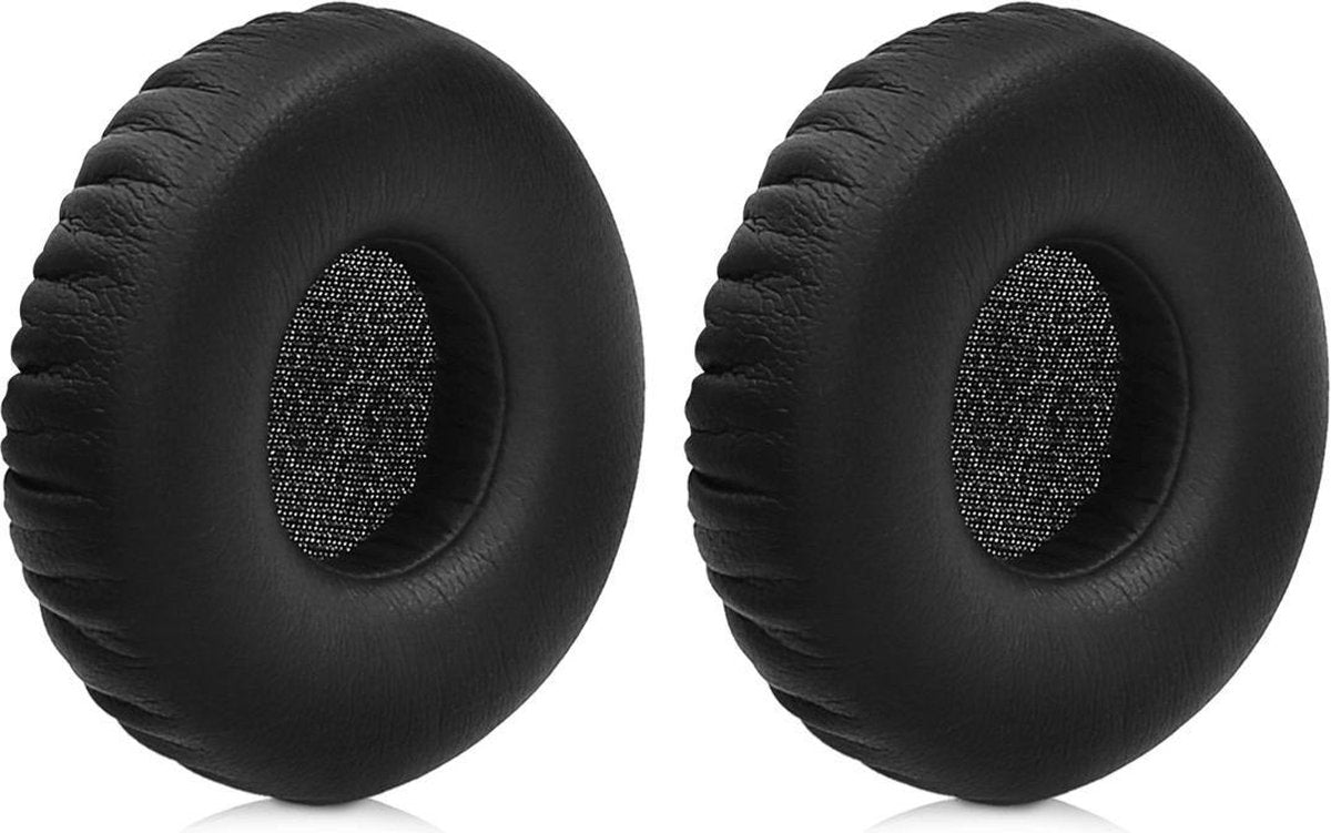 kwmobile 2x oorkussens voor AKG K450 / K430 / K420 / K480 koptelefoons - imitatieleer - voor over-ear-koptelefoon - zwart