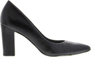 Tango | Betney 1-a black leather pump - straight heel/sole | Maat: 37