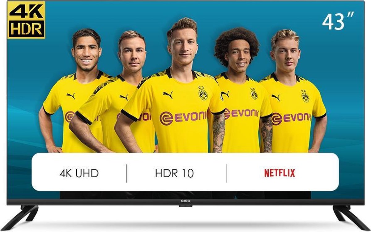 CHiQ U43H7L - UHD 4K TV - Smart TV