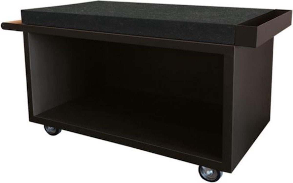 OFYR Mise en Place Tafel Zwart PRO 135 Keramiek Donker Grijs