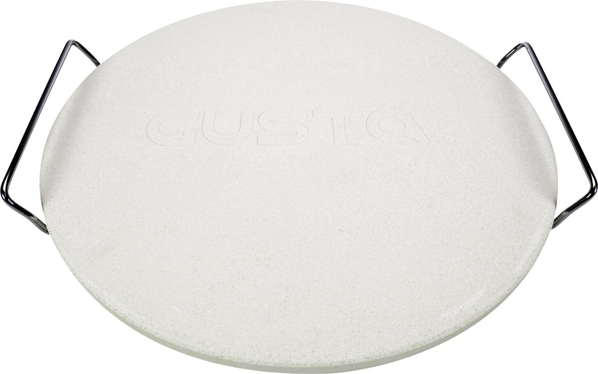Gusta - Pizza baksteen 33cm m/houder
