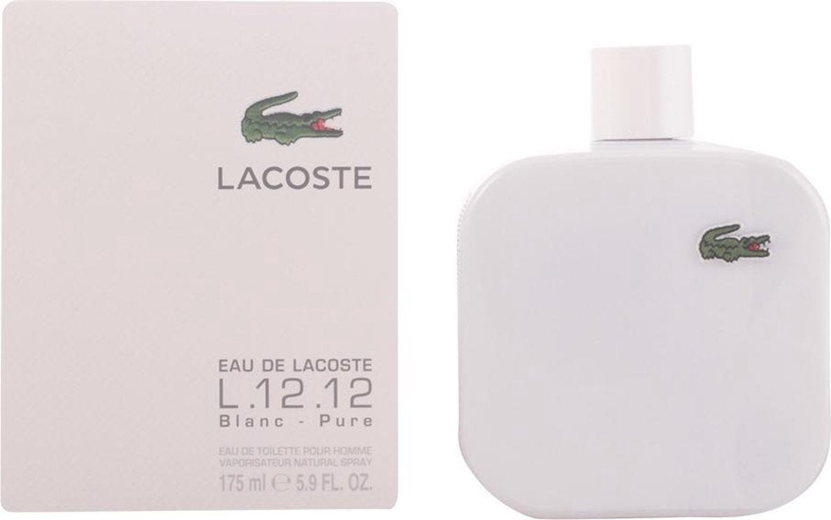 MULTI BUNDEL 2 stuks EAU DE LACOSTE L.12.12 BLANC POUR HOMME Eau de Toilette Spray 175 ml