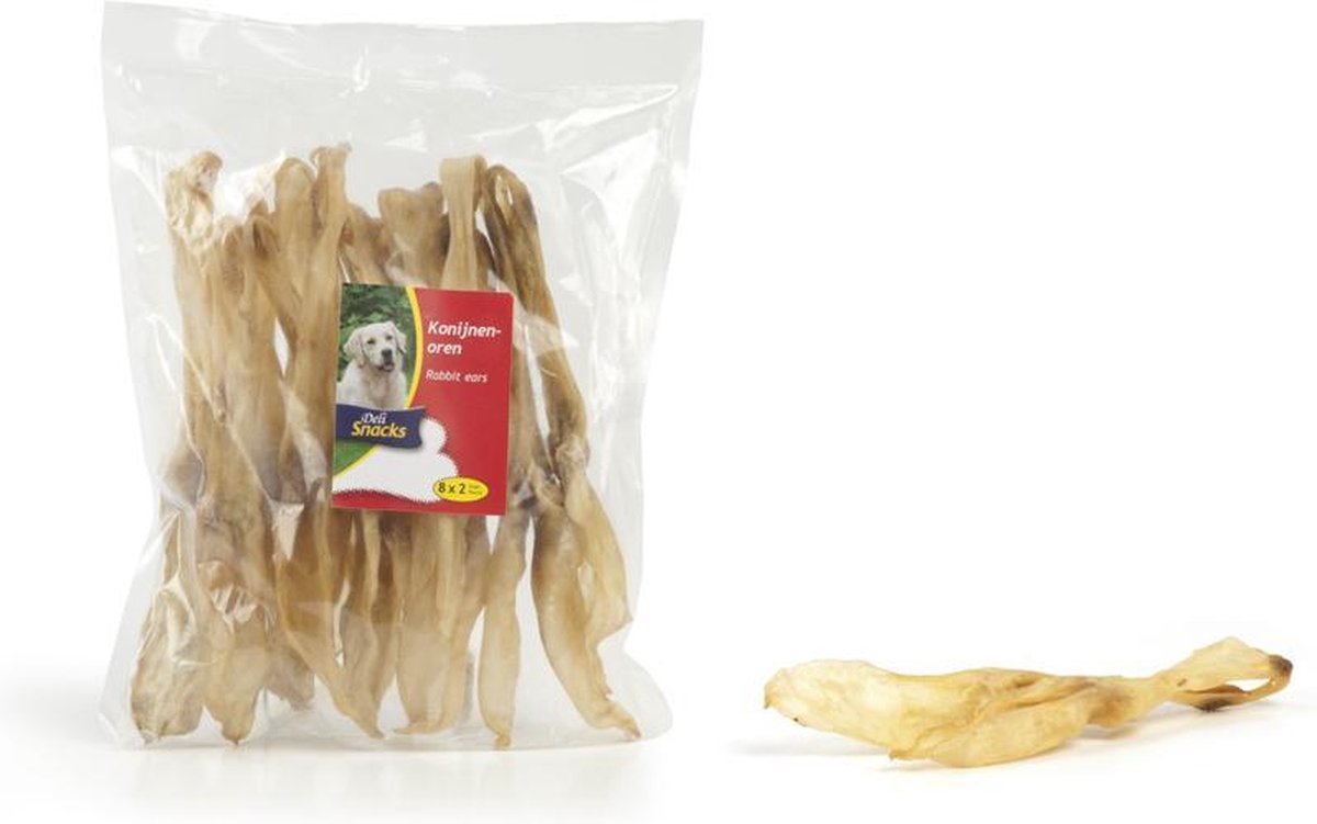 Beeztees Konijnenoren - Hondensnack - 8x2ST