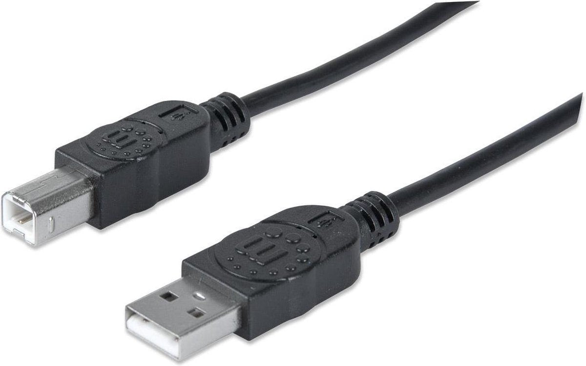 Manhattan USB 2.0 A Male naar USB 2.0 B Male - 1.8 m