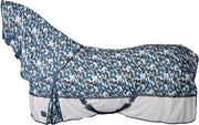 Harry's Horse Vliegendeken  Mesh-pro Camo - White-blue - 185 Cm