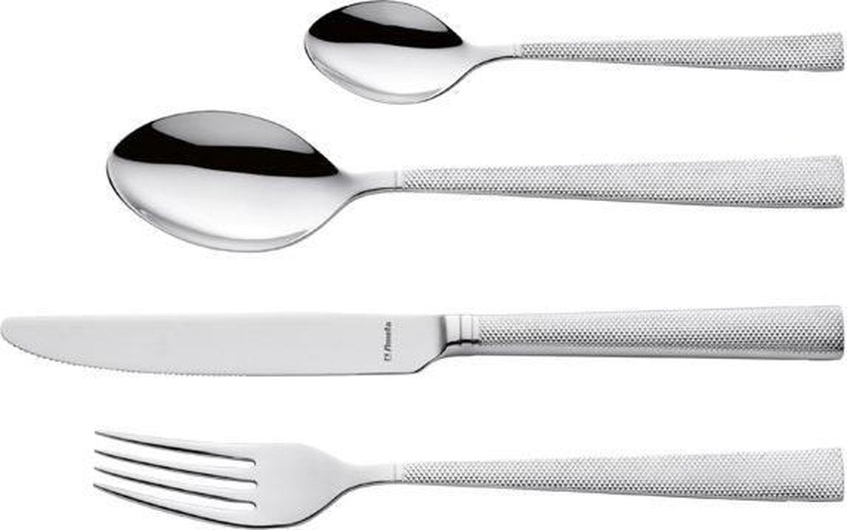 Amefa Jewel - Bestekset  - RVS - (Set van 24)  en Yourkitchen E-kookboek Heerlijke Smulrecepten