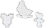 Städter 3x plungercutter uitsteker baby