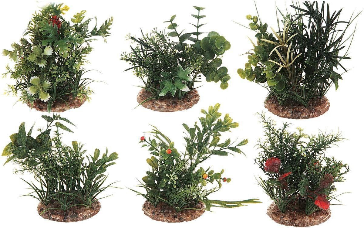 Aquarium plant Plastic - dia 10 x 12 cm