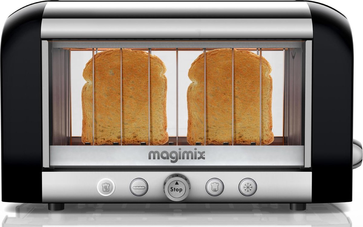 Magimix Vision Toaster Broodrooster - Zwart