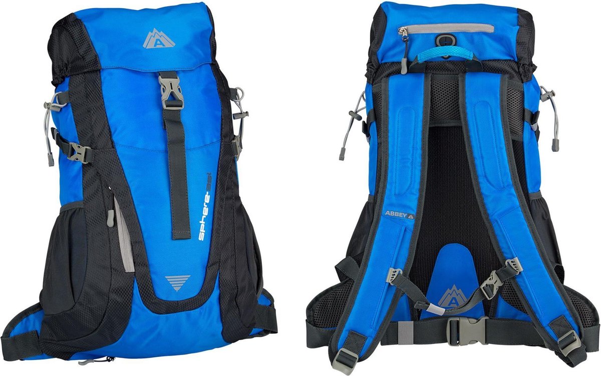 Abbey Backpack - Unisex - blauw/grijs