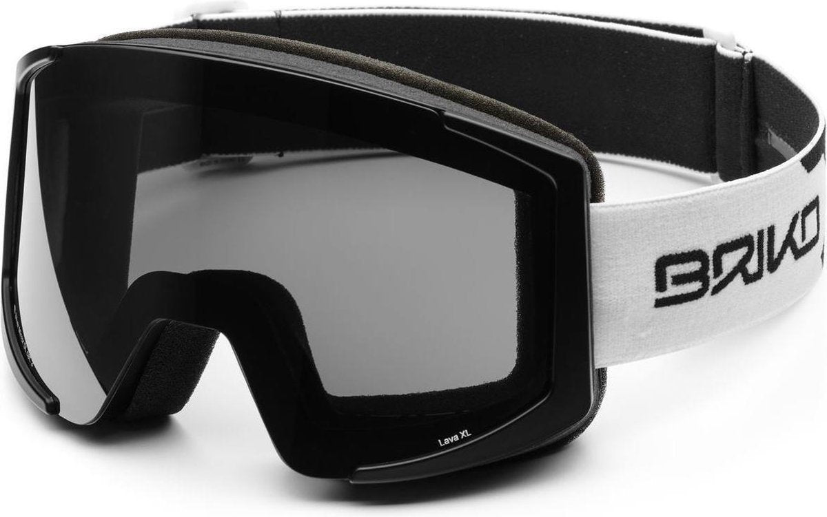 Briko Lava XL Ski Goggles With 2 Lenses MT WH-BLACK-SM3P1 - Maat One size
