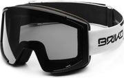 Briko Lava XL Ski Goggles With 2 Lenses MT WH-BLACK-SM3P1 - Maat One size