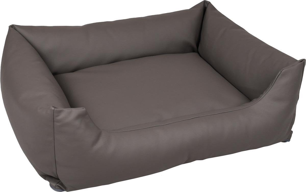 Mand waldo rechthoekig rits taupe 80x67x22 cm Flamingo