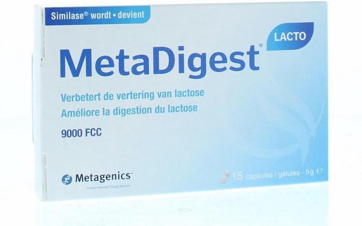 Metagenics MetaDigest Lacto - 15 capsules