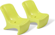 Junior Chic 2-delige Stoelen Set Limoen / Weerbestendig / 2 jaar garantie!