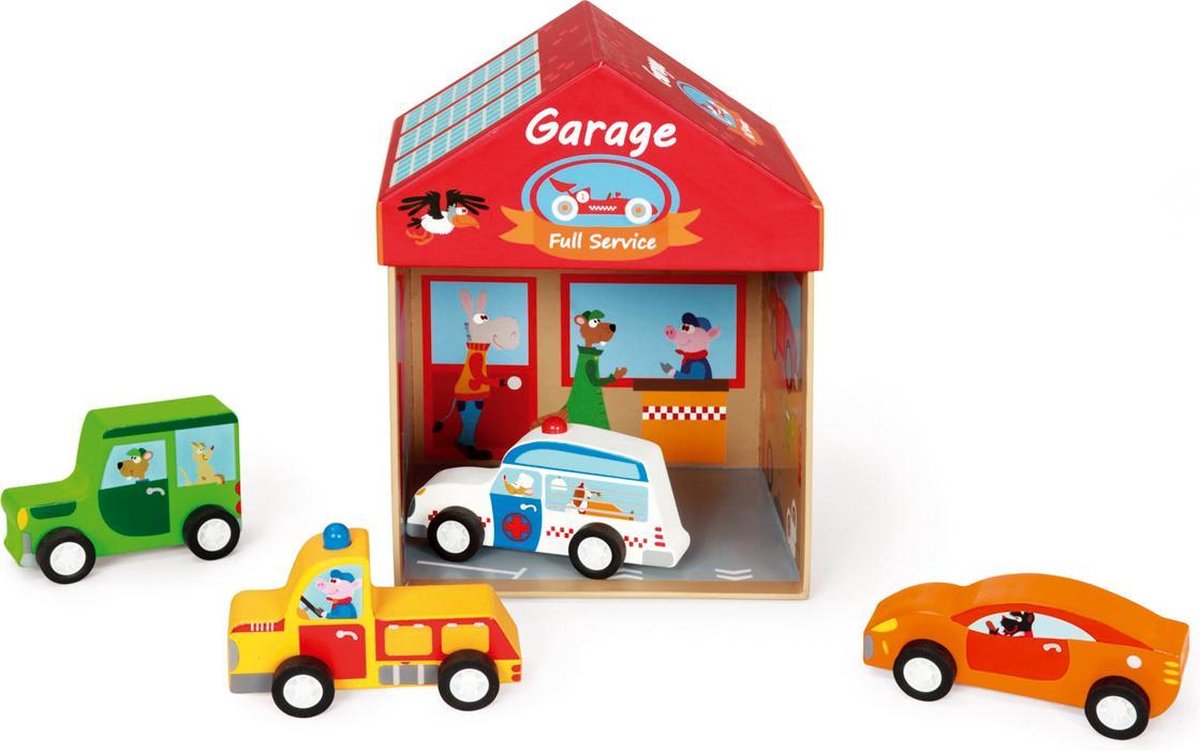 Scratch Speeldoos Garage 2-in-1 5-delig