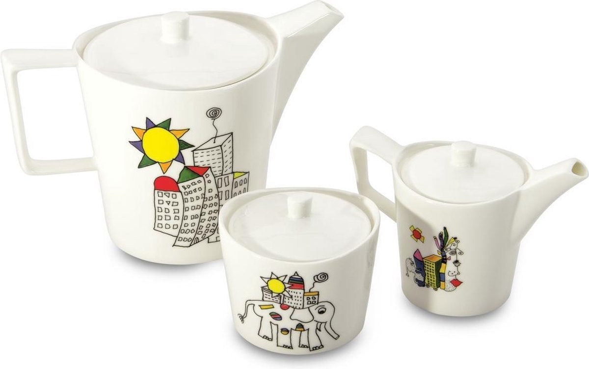 BergHOFF 6-delige koffie/thee serveerset Codriez design