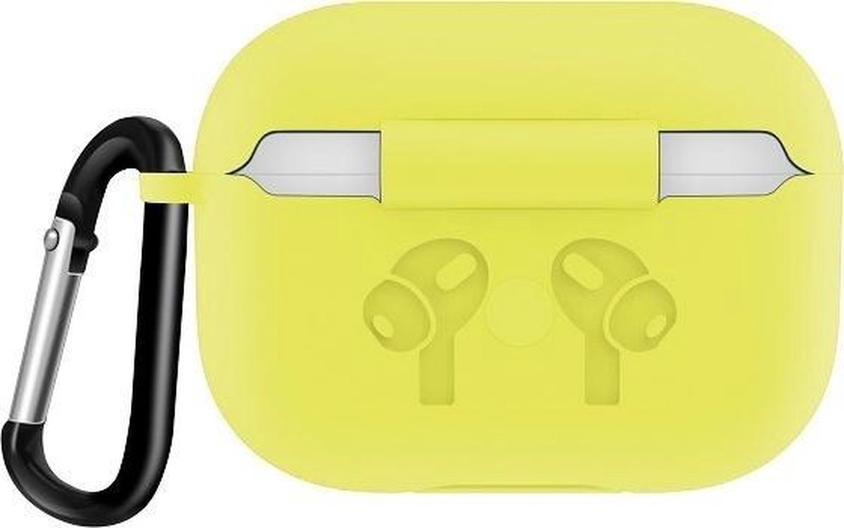 Mobigear Siliconen Cover Geel voor Apple AirPods Pro