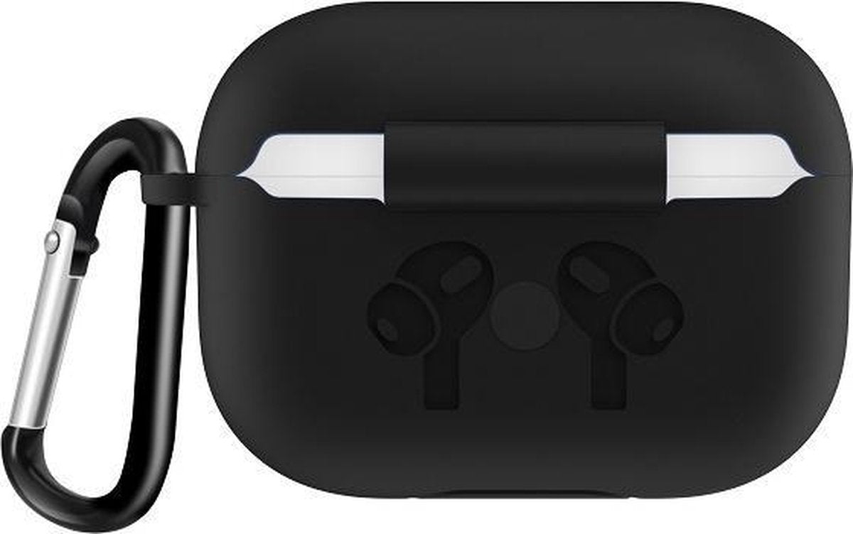 Mobigear Siliconen Cover Zwart voor Apple AirPods