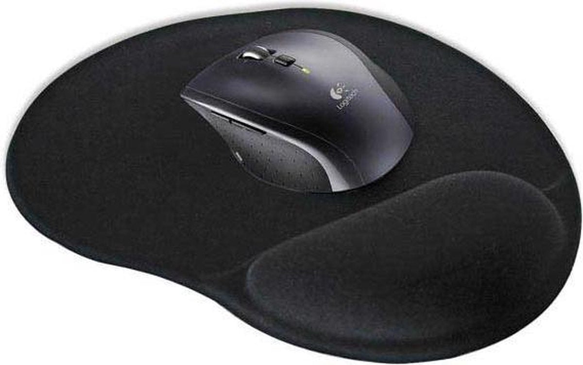 Ergonomische muismat ( mousepad ) met polssteun zwart