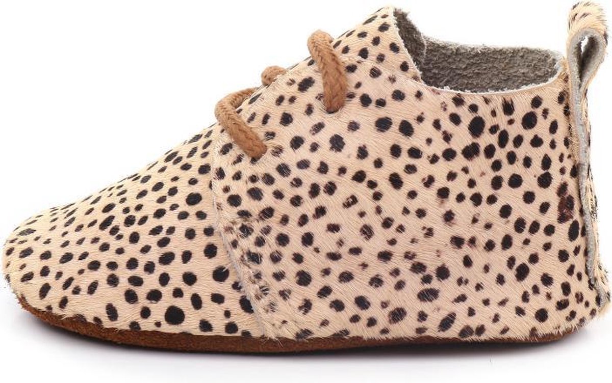 States&Klein - Taylor Stappers - Babyschoentjes - Luipaard Schoentjes - Slofjes - Baby 0 - 6 Maanden - Cheetah