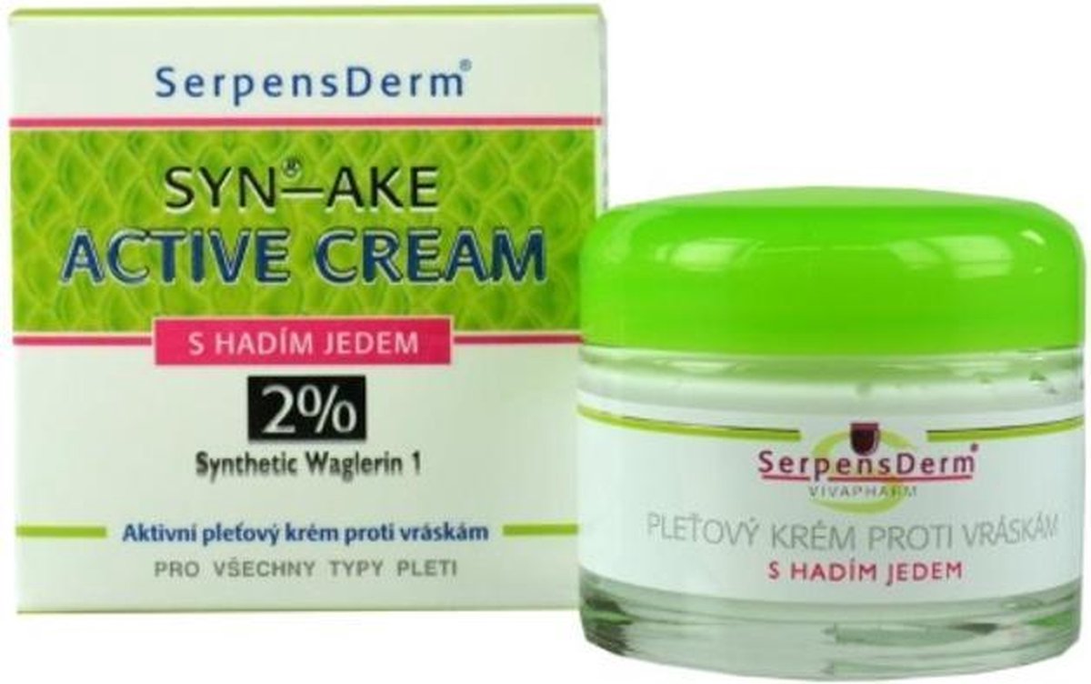 SerpensDerm® Snake Venom Anti-Rimpel Crème - 50 ml - Anti-aging crème - effectief tegen rimpels - geeft sterke regeneratieve en relaxatie-effecten