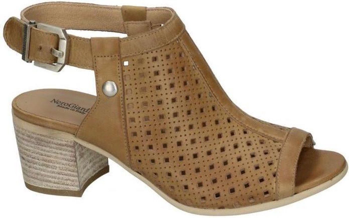 Nero Giardini -Dames -  cognac/caramel - sandalen - maat 37