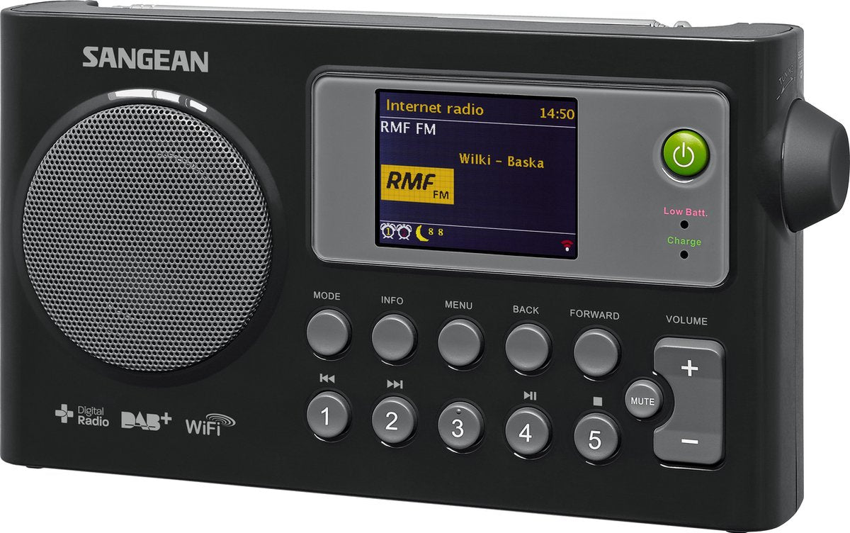 Sangean WFR-27C - Fusion 270 Internet Radio met DAB+ en FM - Zwart