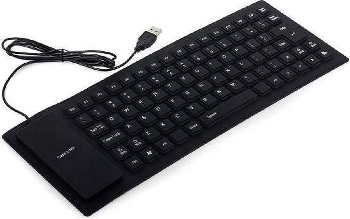 Flexibel USB Mini Toetsenbord (Zwart)