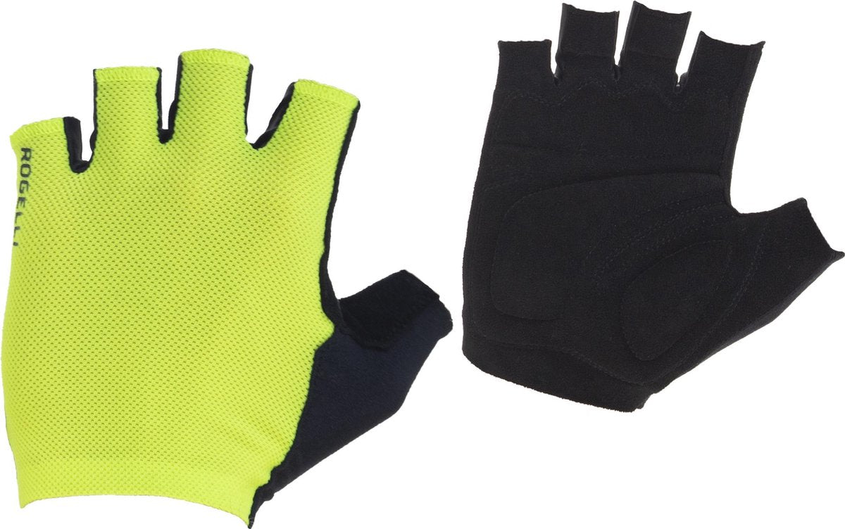 Rogelli Pure Fietshandschoenen Heren - FluorGeel - Maat S
