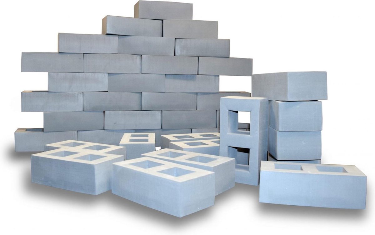 Building Breeze Blocks - Levensgrote 20-delige Set
