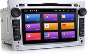 Opel (2002-2014) Android 10.0 navigatie 2GB+16GB  DVD Speler Opel Corsa Astra Vectra Antara Vivaro Combo Meriva Zafira Signum Tigra Twintop ZILVER