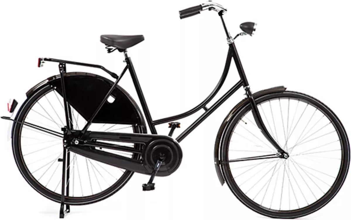 Budget-Export 28 Inch 56 cm Dames Terugtraprem Zwart