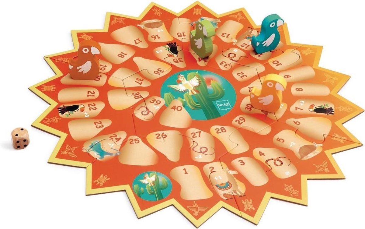 Scratch Ganzenbord Spel Inca Trail
