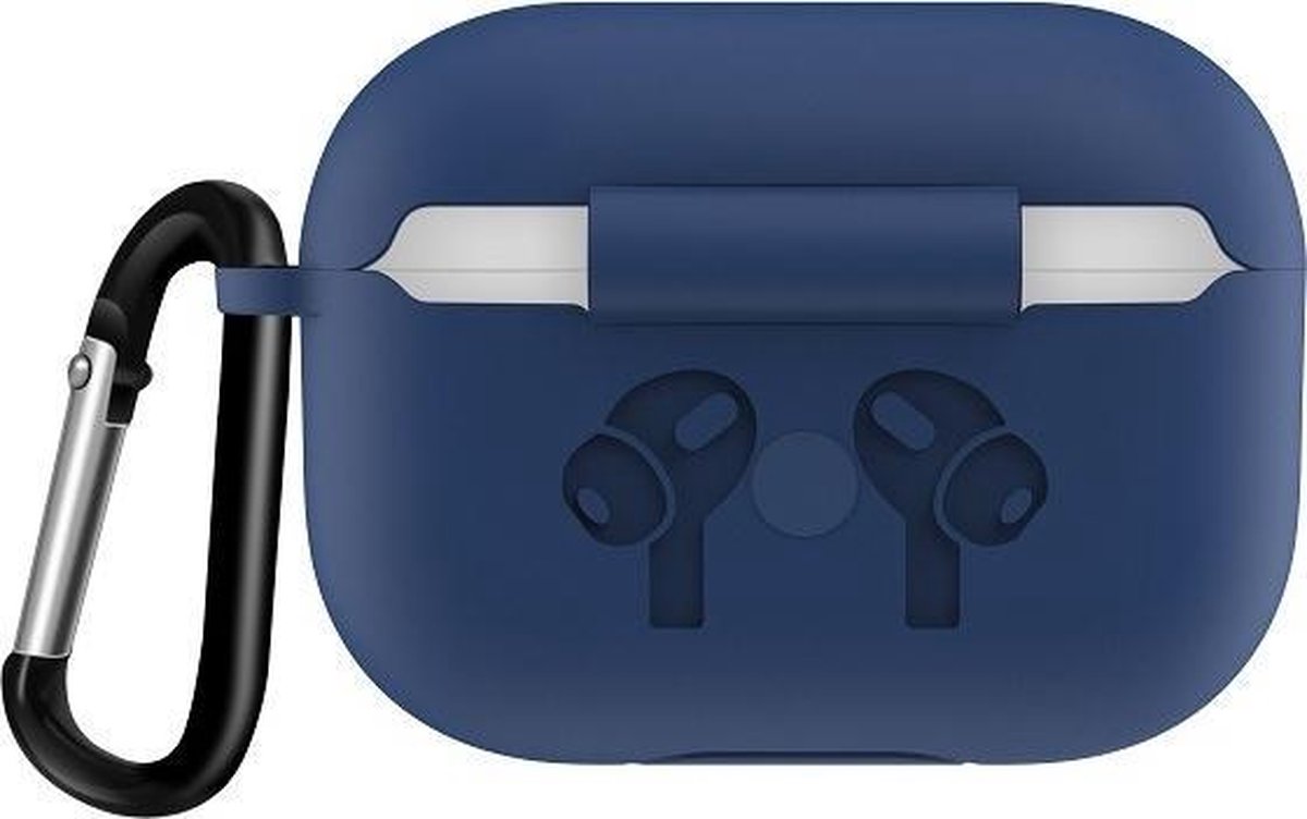 Mobigear Siliconen Cover Blauw voor Apple AirPods