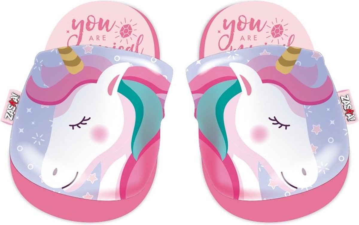 Arditex Kindersloffen Unicorn Meisjes Polykatoen Roze Maat 30/31