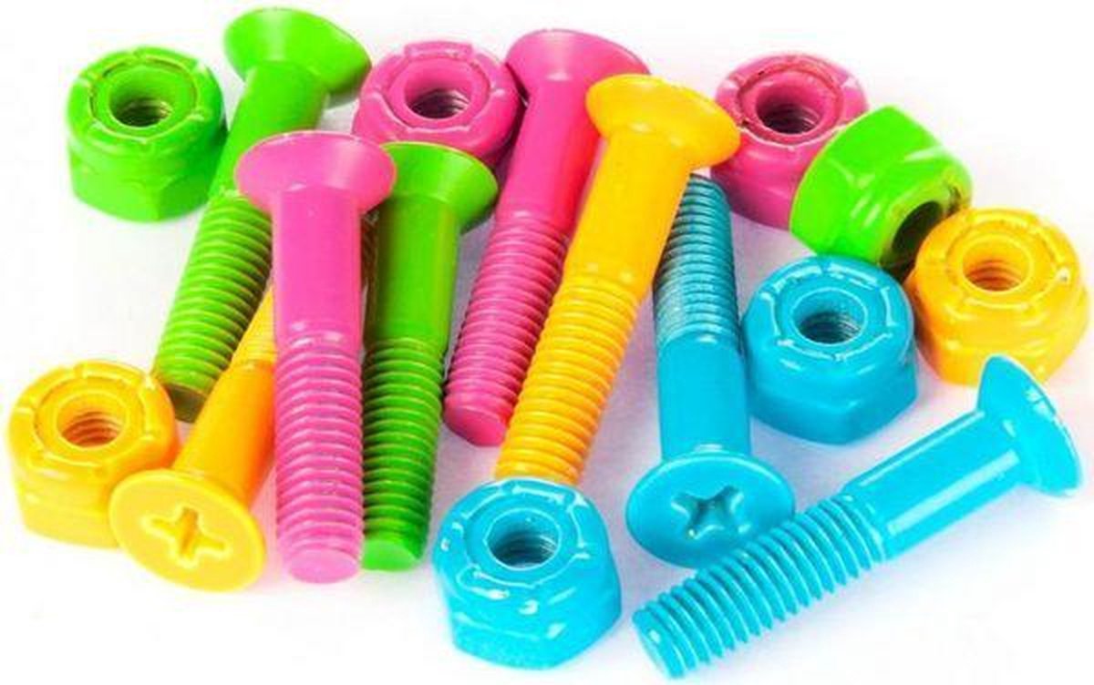 Skateboard bolt Sushi neon 1.0"