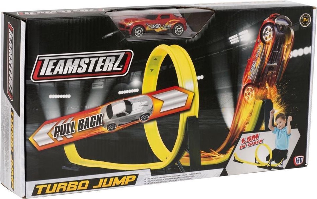 Racebaan - Teamsterz - Pull Back Jump - Met 1 auto