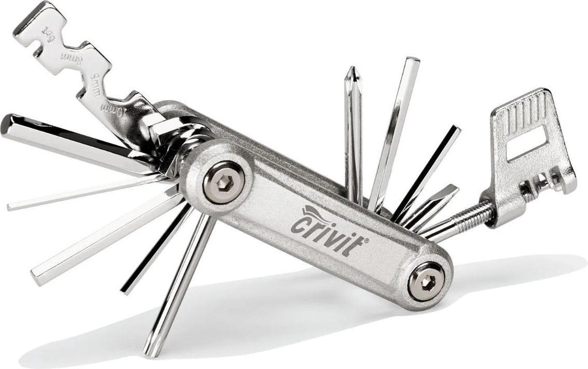 CRIVIT® Fietsgereedschap 16 functies - Fiets reparatie - Fietsonderdelen
