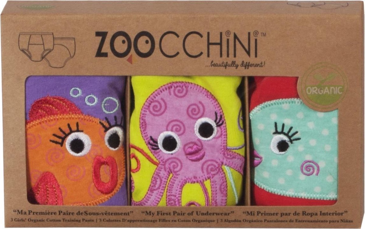 Zoocchini oefenbroekjes girl Ocean 3-4 jaar