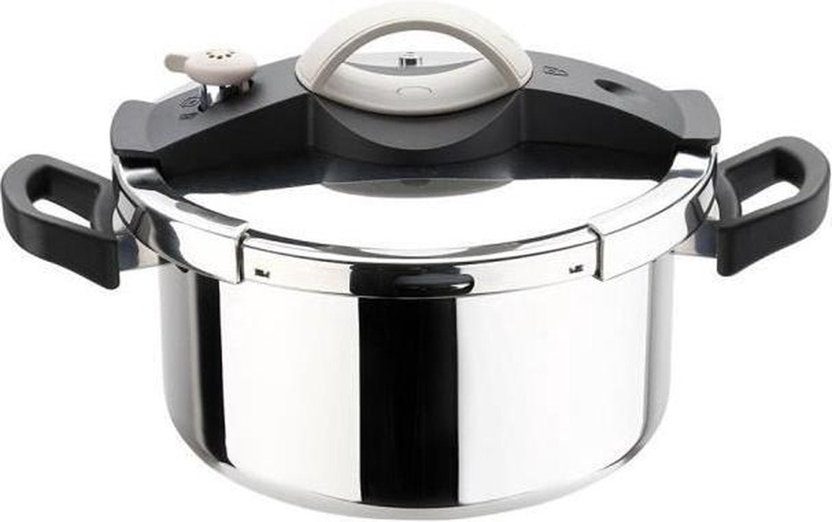 SITRAM Sitrapro 6L snelkookpan met taupekorf ÿ 24 cm